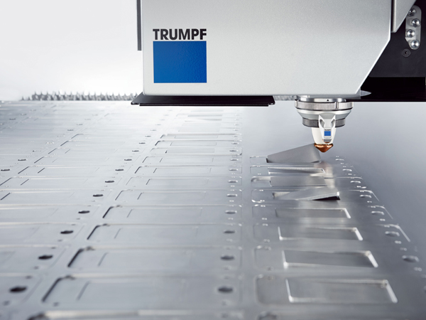 Laser cutting sheet metal